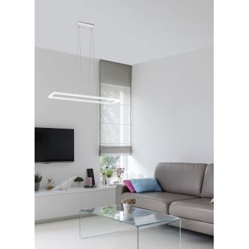 Fabas Luce 3394-45-102 - LED Stmívatelný lustr na lanku BARD LED/52W/230V 3000K bílá