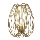 Fabas Luce 3677-34-225 - Stolní lampa CAMP 1xE27/40W/230V zlatá