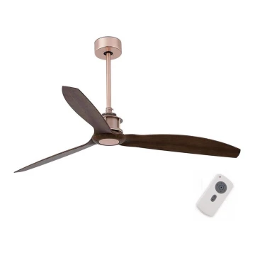 FARO 33399 - Stropní ventilátor JUST FAN hnědá/měděná