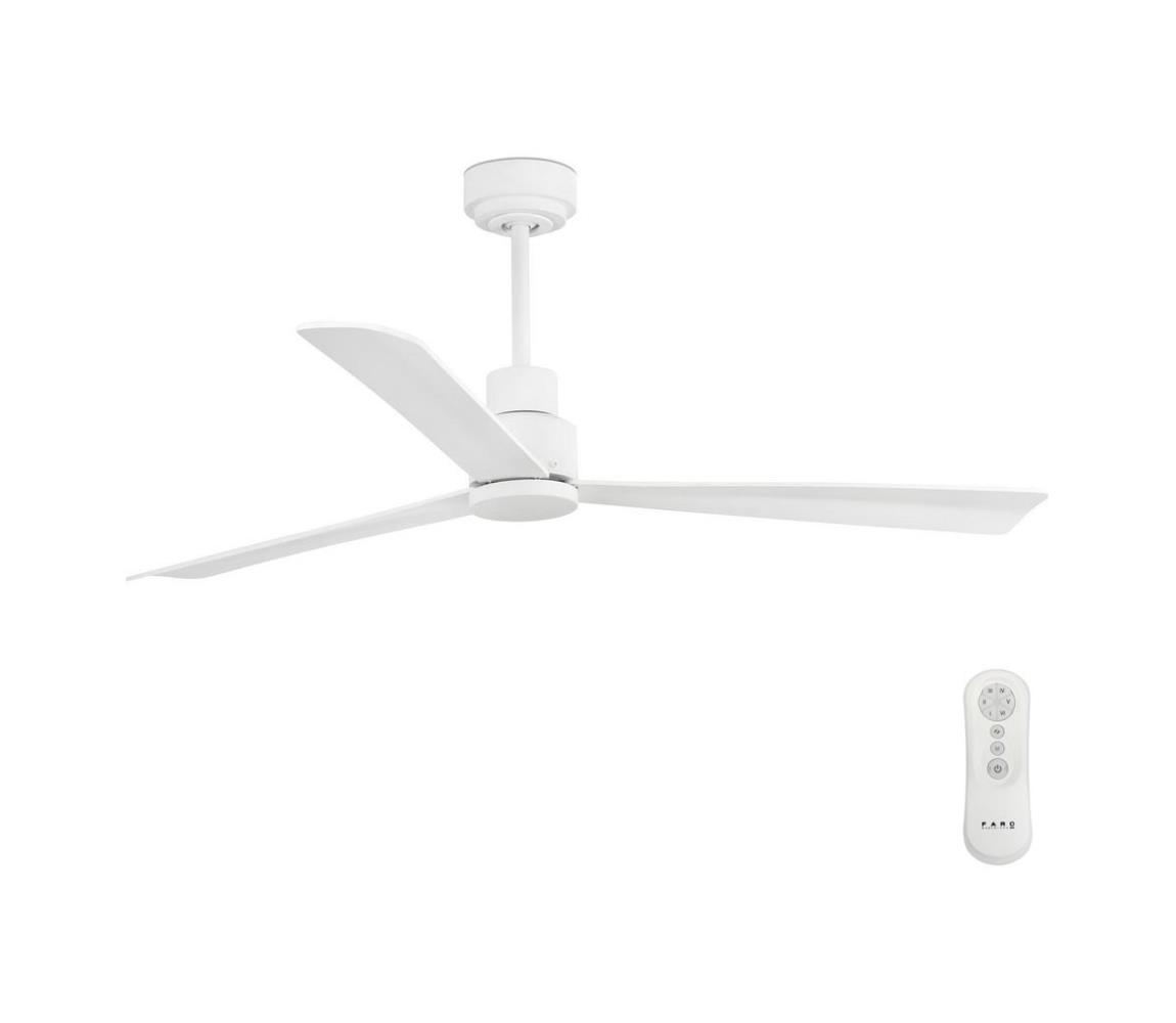 FARO Barcelona FARO 33487 - Stropní ventilátor NASSAU pr. 128 cm + dálkové ovládání FA33487