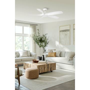 FARO 33548WP - LED Stropní ventilátor COCOS L LED/20W/230V bílá pr. 137 cm SMART + dálkové ovládání