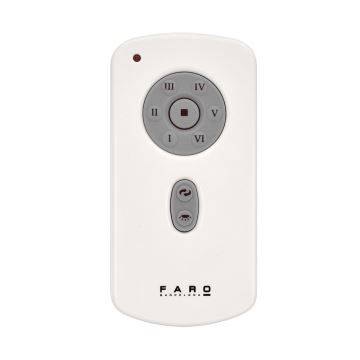 FARO 33722 - LED Stropní ventilátor NU LED/18W/230V bílá pr. 132 cm + dálkové ovládání