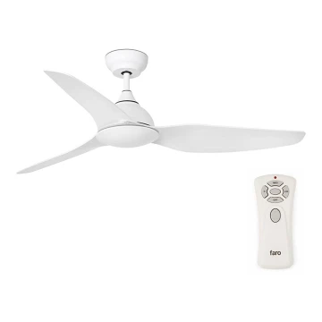 FARO 33770 - Stropní ventilátor SIOUX s dálkovým ovladačem IP44