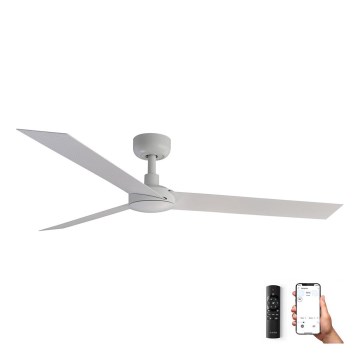 FARO 34290WP - Stropní ventilátor CRUISER L bílá pr. 132 cm SMART + dálkové ovládání