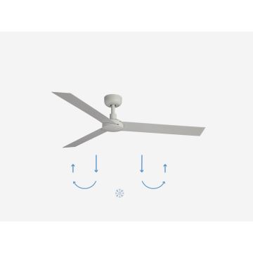 FARO 34292WP - Stropní ventilátor CRUISER XL bílá pr. 160 cm SMART + dálkové ovládání