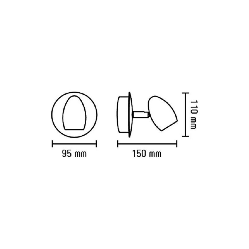 FARO 41120 - LED Nástěnné svítidlo ANTILA 1xLED/6W/230V