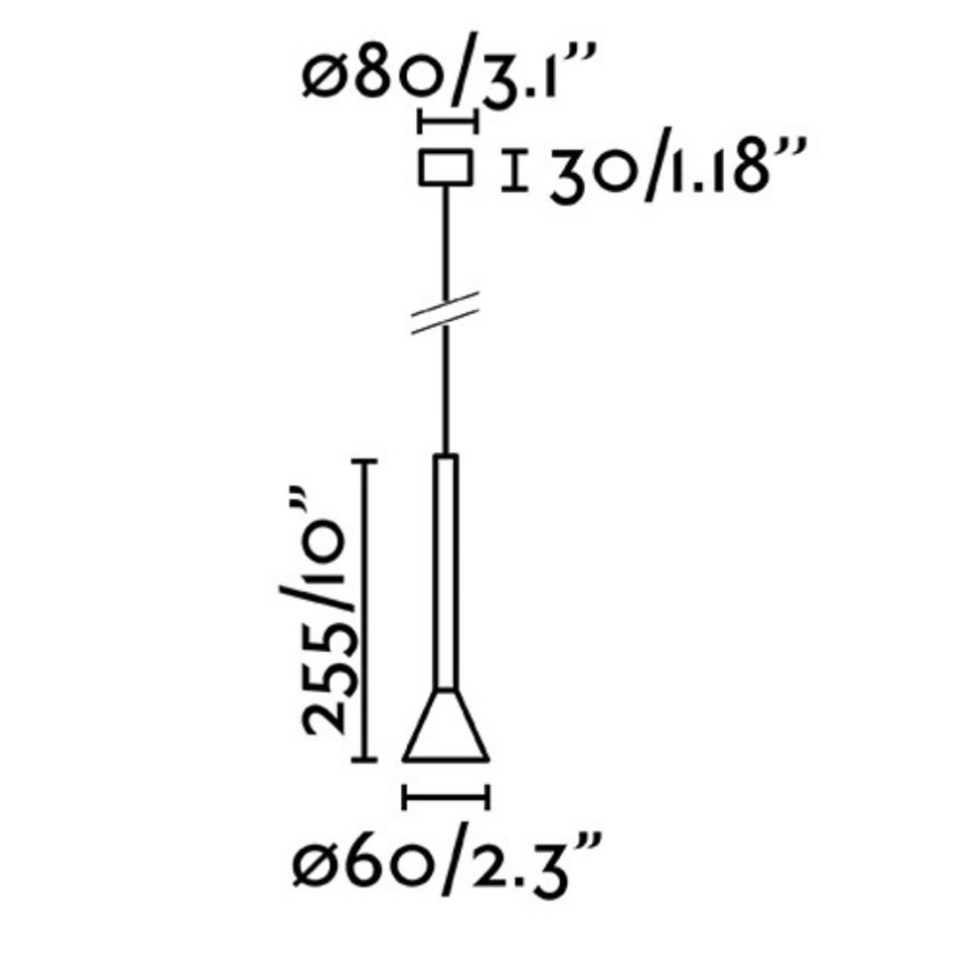 FARO 64223 - LED Lustr na lanku DANKA LED/6W/230V černá/zlatá