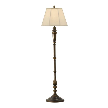 Feiss - Stojací lampa LINCOLNDALE 1xE27/60W/230V bronz/béžová