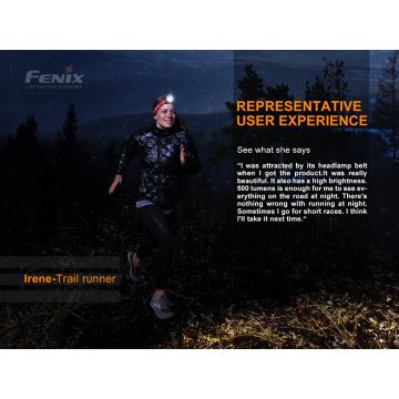 Fenix HL18RTRAIL - LED Nabíjecí čelovka LED/3xAAA IP66 500 lm 300 h