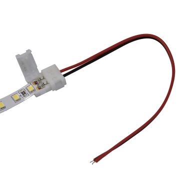 Flexibilní jednostranný konektor pro 2pinové LED pásky 8 mm