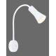 Flexibilní lampička ARENA 1xE14/40W/230V bílá