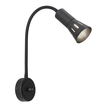 Flexibilní lampička ARENA 1xE14/40W/230V černá