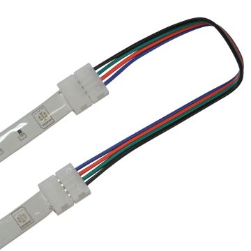 Flexibilní oboustranný konektor pro RGB LED pásky 4pin 10 mm