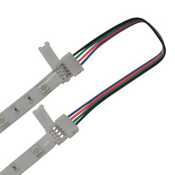 Flexibilní oboustranný konektor pro RGB LED pásky 4pin 10 mm
