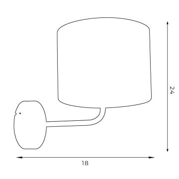 Flexibilní svítidlo ARDEN 1xE27/60W/230V bílá