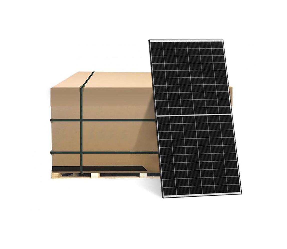 JA SOLAR Fotovoltaický solární panel JA SOLAR 380Wp černý rám IP68 Half Cut- paleta 31 ks 