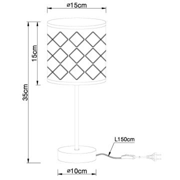 Globo - Stolní lampa 1xE14/40W/230V