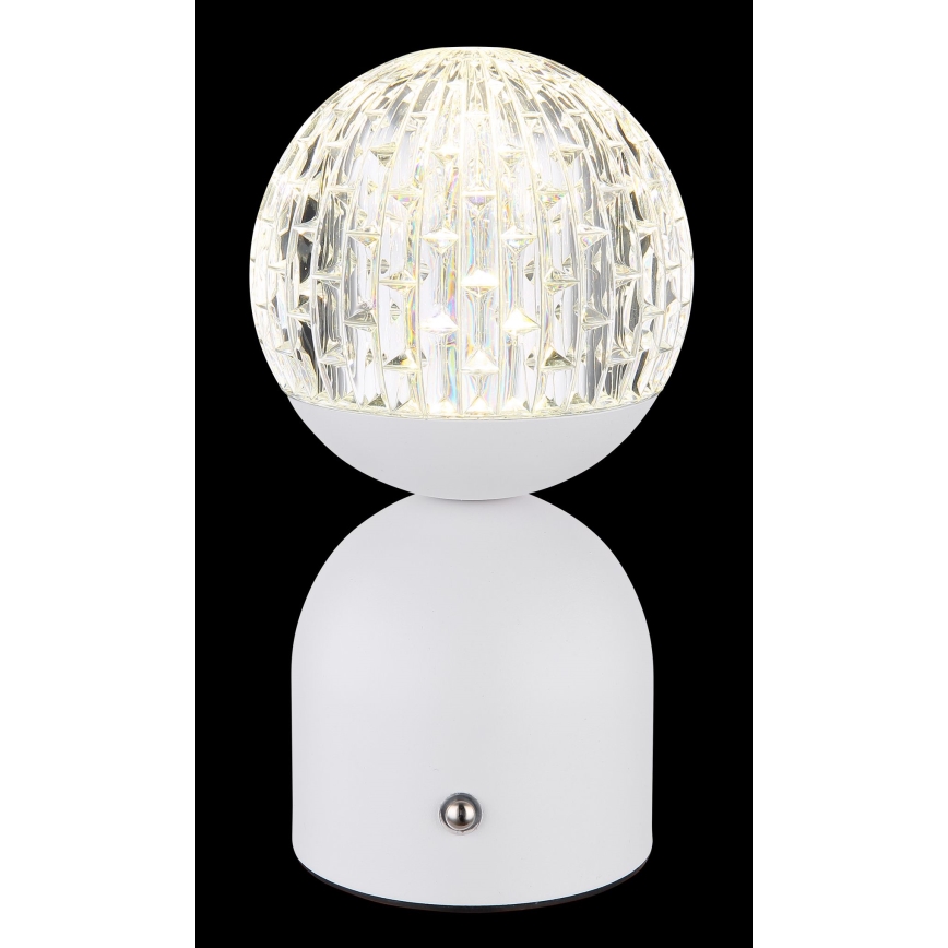 Globo - LED Stmívatelná dotyková stolní lampa LED/2W/5V 2700/4000/65000K 1800 mAh bílá