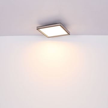 Globo - LED Stropní svítidlo LED/12W/230V 30x30 cm černá/bílá