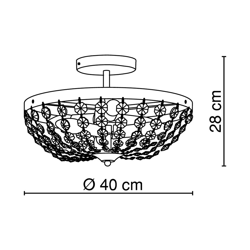 Globo 47005-6 - Stropní svítidlo CARDINALIS 6xE14/40W/230