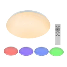 Globo - LED RGB Stmívatelné stropní svítidlo 1xLED/12W/230V + 1xLED/3W + dálkové ovládání