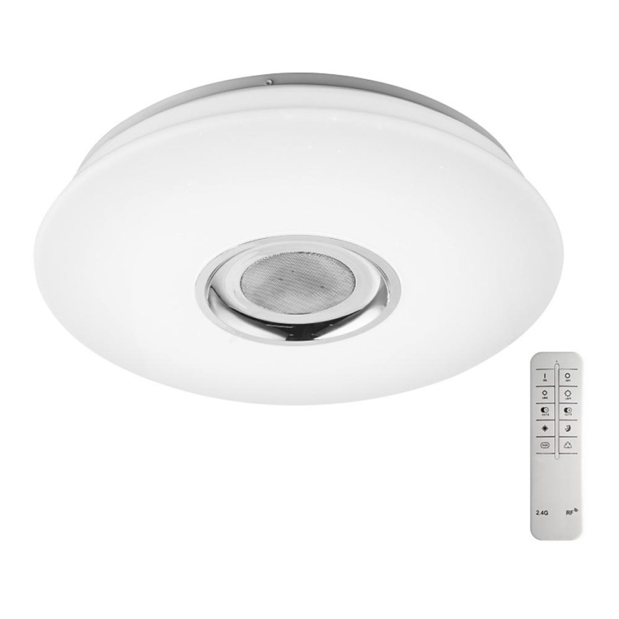 Globo - LED RGB Stmívatelné svítidlo s reproduktorem LED/18W/230V + LED/6W/230V 3000-6000K + dálkové ovládání