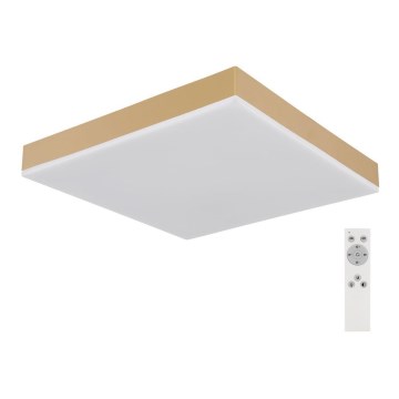 Globo - LED Stmívatelné stropní svítidlo LED/24W/230V 2700-6500K zlatá + dálkové ovládání