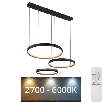 Globo - LED Stmívatelný lustr na lanku LED/55W/230V 2700-6000K + dálkové ovládání