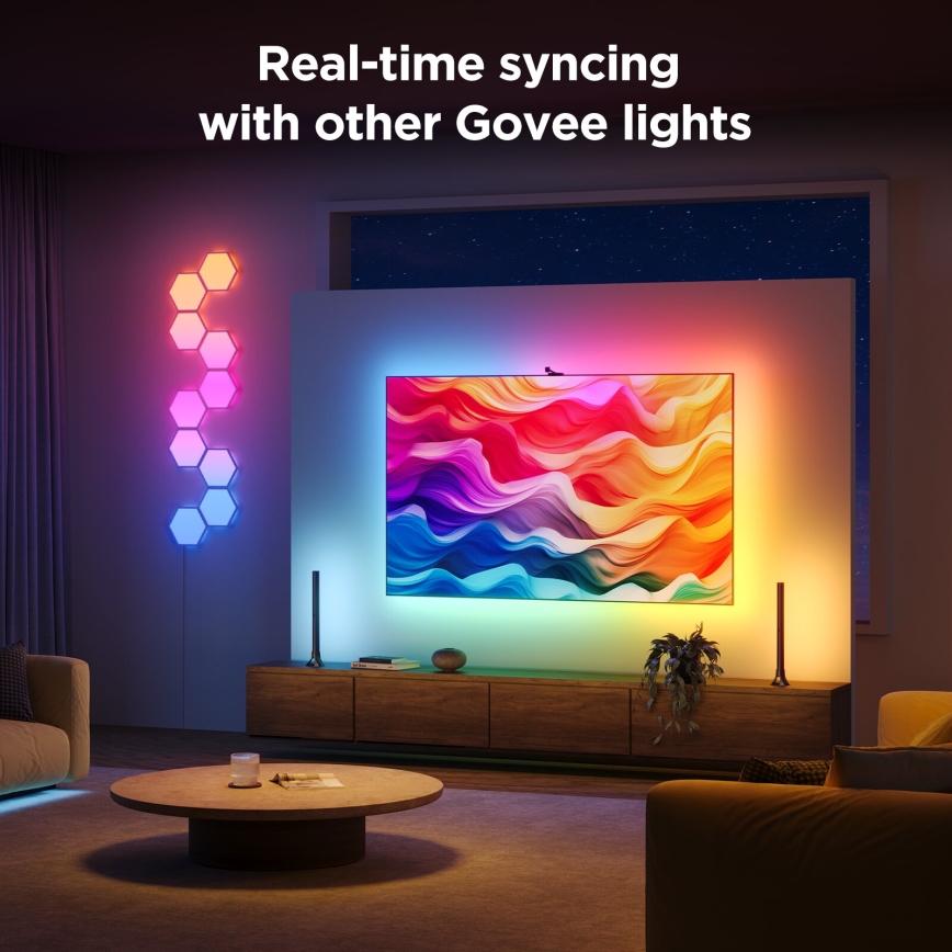 Govee - Backlight 3S Netflix TV 55-65" SMART LED podsvícení RGBICW Wi-Fi + dálkové ovládání