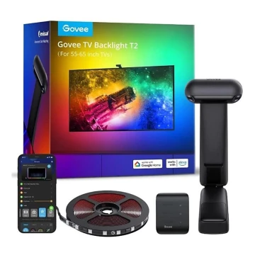 Govee - DreamView T2 DUAL TV 55-65" SMART LED podsvícení RGBIC Wi-Fi + dálkové ovládání