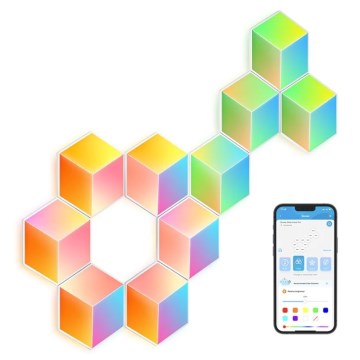 Govee - SADA 10x LED Svítidlo Glide Hexa Pro LED Smart RGBIC Wi-Fi