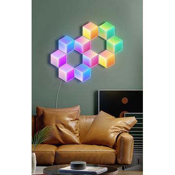 Govee - SADA 10x LED Svítidlo Glide Hexa Pro LED Smart RGBIC Wi-Fi