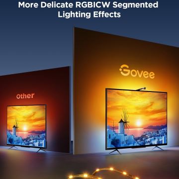 Govee - TV Backlight 3 Lite TV 55-65" SMART LED podsvícení RGBICW Wi-Fi IP67 + dálkové ovládání