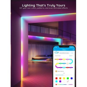 Govee - Wi-Fi RGBIC Smart PRO LED pásek 5m