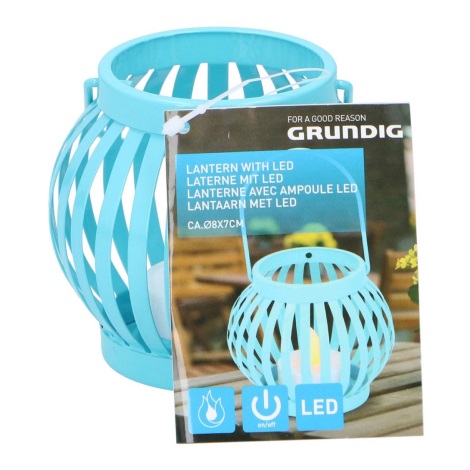 Grundig - LED Lucerna LED/1xCR2032 modrá