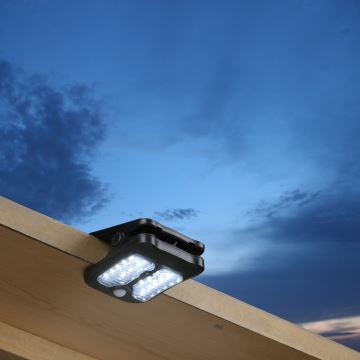 Grundig - LED Solární svítidlo se senzorem CLIP-ON LED/4W/3,7V IP44