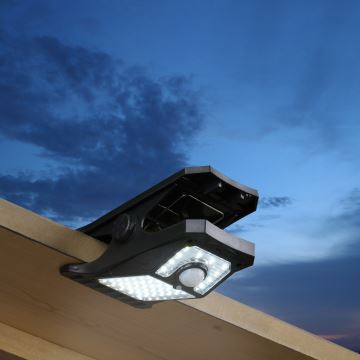 Grundig - LED Solární svítidlo se senzorem CLIP-ON LED/9W/3,7V IP44