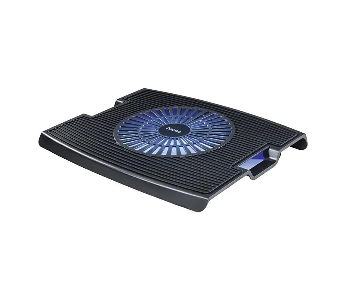 Hama Hama - Chladící podložka pro notebook 1x látor USB černá 