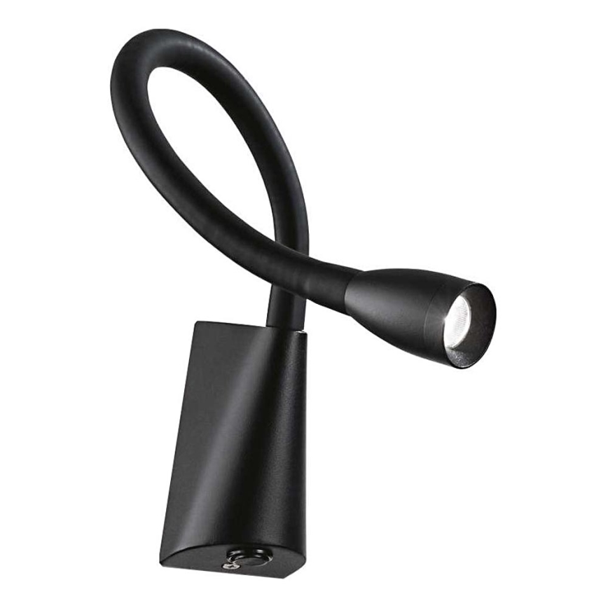 Ideal Lux - LED Flexibilní lampička GOOSE LED/3W/230V černá