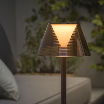 Ideal Lux - LED Stmívatelná dotyková lampa LOLITA LED/2,8W/5V IP54 hnědá
