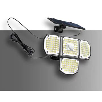 LED Solární nástěnné svítidlo se senzorem LED/5,5V IP44