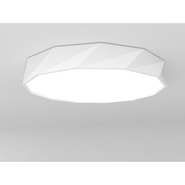 Immax NEO 07131-W80 - LED SMART Stmívatelné stropní svítidlo DIAMANTE bílá LED/60W/230V + dálkové ovládání 80cm Tuya ZigBee