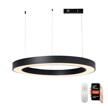 Immax NEO 07211L - LED Stmívatelný lustr na lanku PASTEL LED/68W/230V 2700-6500K Tuya černá + dálkové ovládání