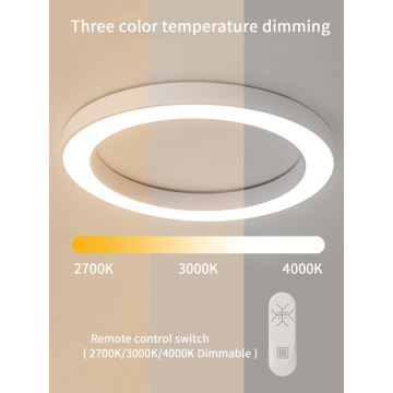 Immax NEO 07213L - LED Stmívatelné stropní svítidlo PASTEL LED/68W/230V 95 cm bílá Tuya + dálkové ovládání