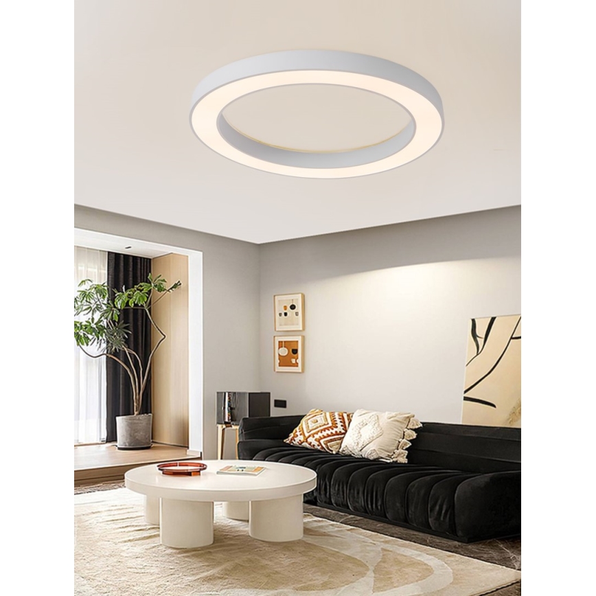 Immax NEO 07213L - LED Stmívatelné stropní svítidlo PASTEL LED/68W/230V 95 cm bílá Tuya + dálkové ovládání