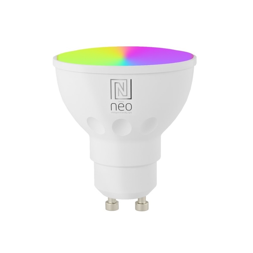 Immax NEO 07724CDO - SADA 3x LED RGB+CCT Stmívatelná žárovka GU10/6W/230V 2700-6500K Wi-Fi Tuya + dálkové ovládání