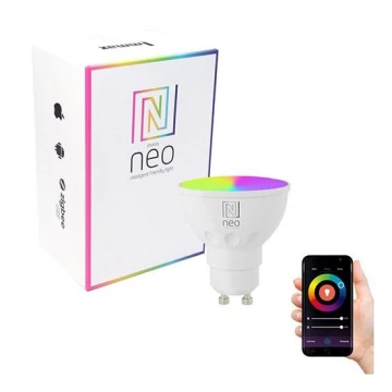 Immax NEO 07724L - LED RGB+CCT Stmívatelná žárovka GU10/5,5W/230V 2700K Wi-Fi Tuya