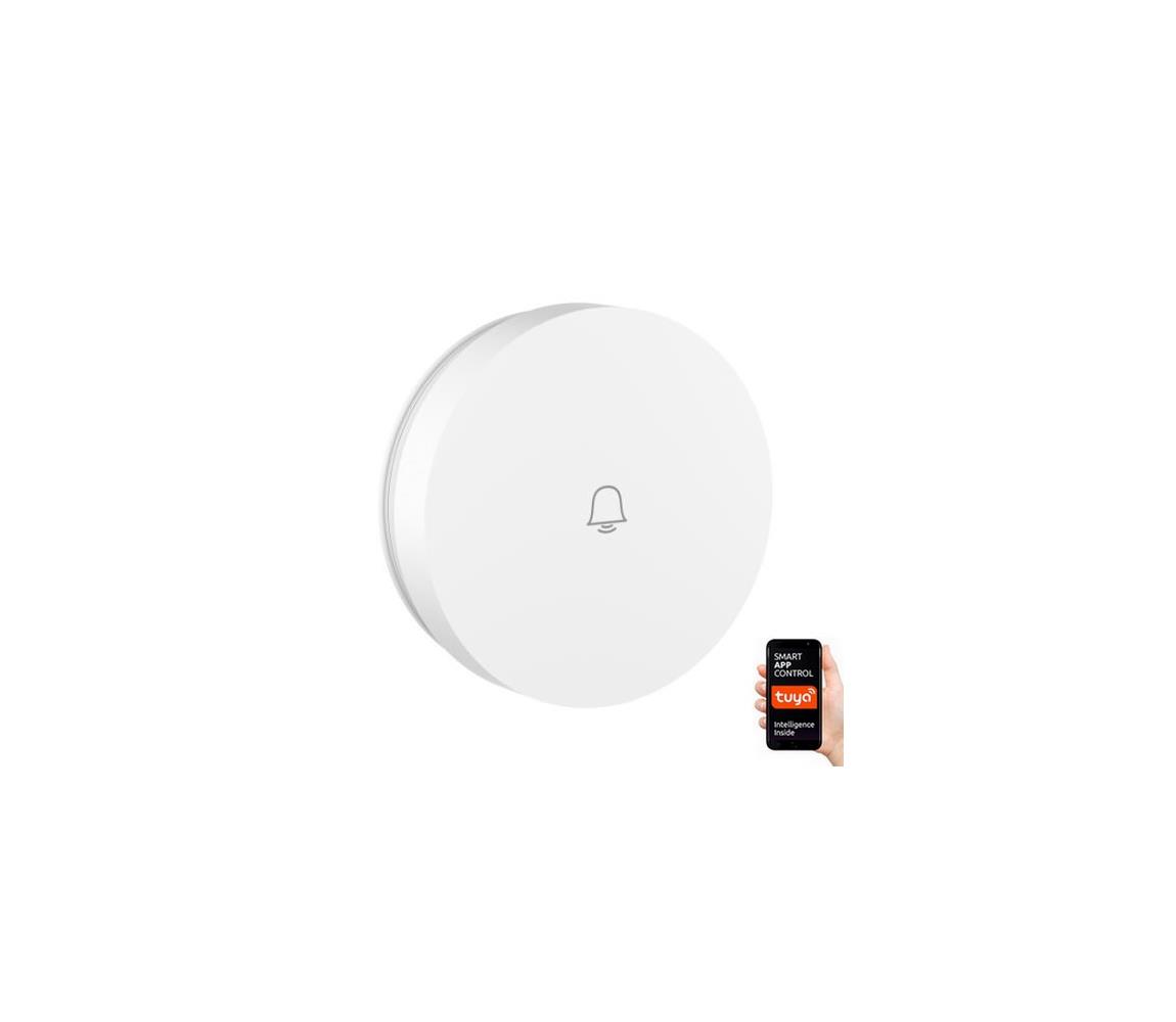  Neo  NEO 07780L - Náhradní bezdrátové tlačítko pro zvonek IP55 Wi-Fi Tuya bílá 