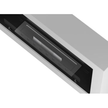 InFire - Nástěnný BIO krb 100x56 cm 3kW bílá