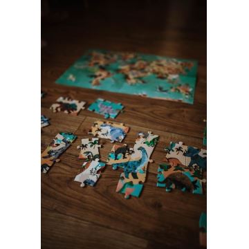 Janod - Dětské vzdělávací puzzle 200 ks dinosauři